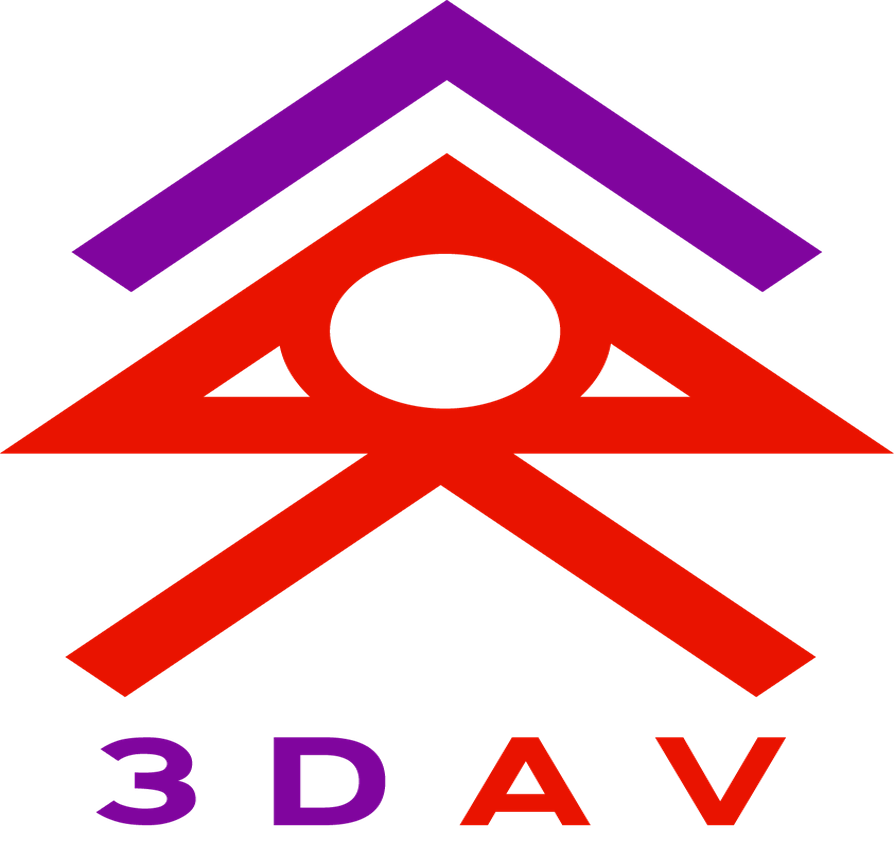 3D AV logo
